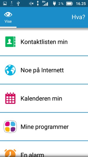 Bla til og velg Kontaktlisten min