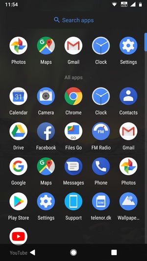 Select Settings