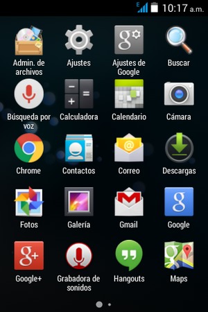 Seleccione Ajustes