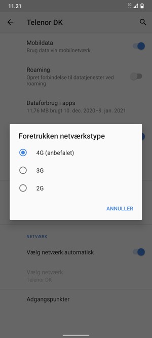 Vælg din foretrukne mulighed