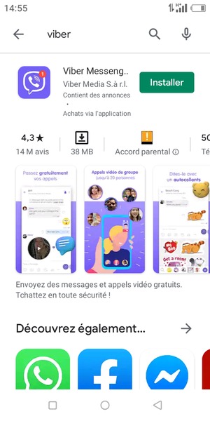 Sélectionnez l'appli
