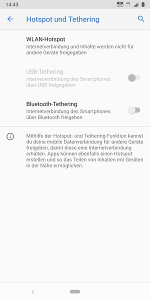 Wählen Sie WLAN-Hotspot