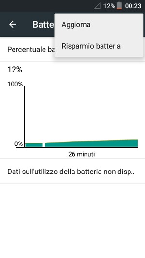 Seleziona Risparmio batteria