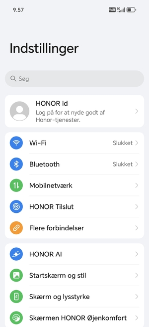 Vælg Mobilnetværk