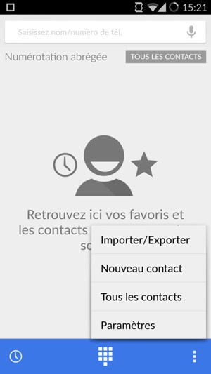 Sélectionnez Paramètres