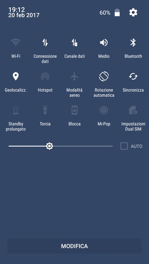 Disattiva Bluetooth