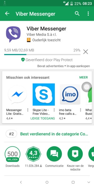 Wacht tot het installatieproces beëindigd is