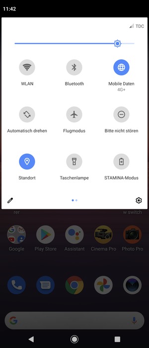Schalten Sie Standort aus