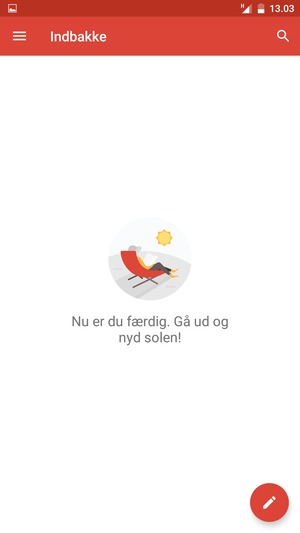 Din Hotmail er klar til brug