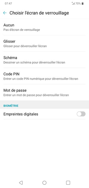 Sélectionnez Schéma