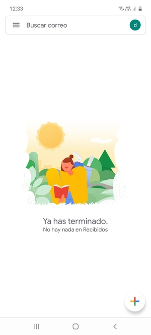 Su Gmail está listo para usar