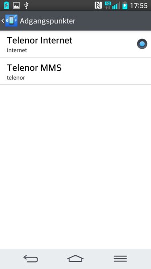 Vælg Menu-knappen