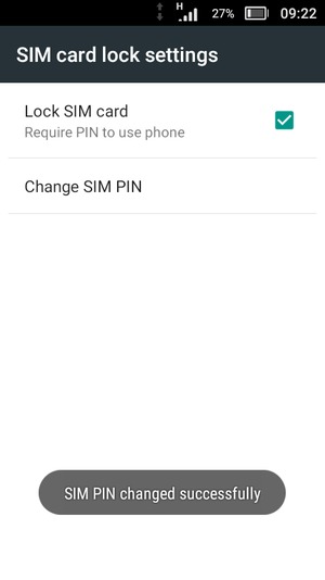 Your SIM PIN has been changed