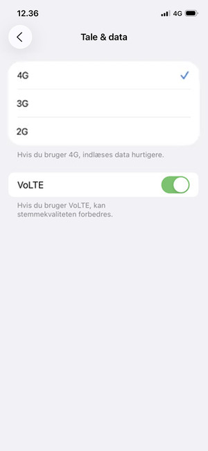 Vælg 3G