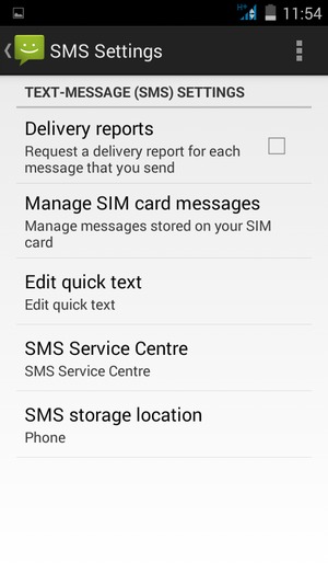 Select SMS Service Centre