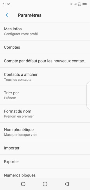 Sélectionnez Importer