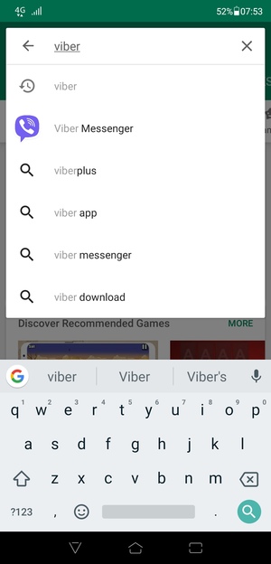 Enter the app name and select Search