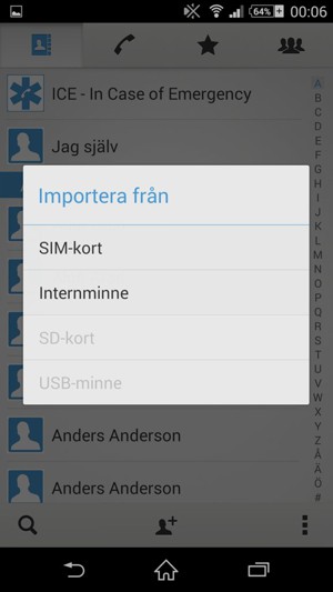Välj SIM-kort