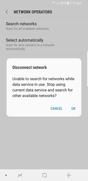Select OK
