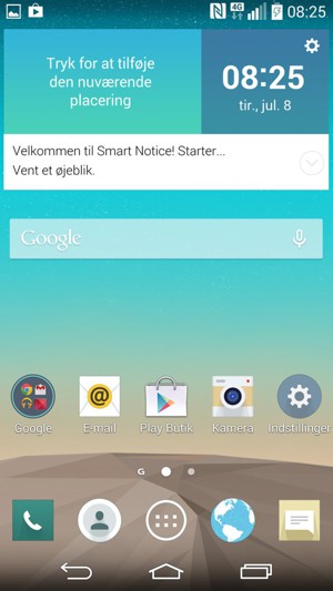 Vælg Apps