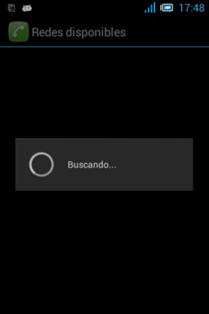 Espere a que la búsqueda termine