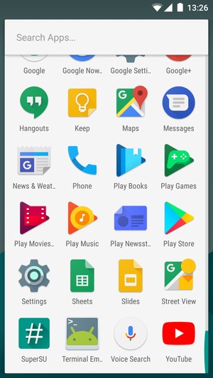 Scroll to and select Settings