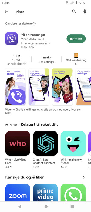 Velg app