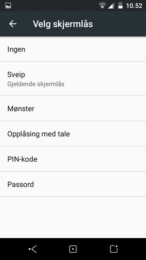 Velg Mønster