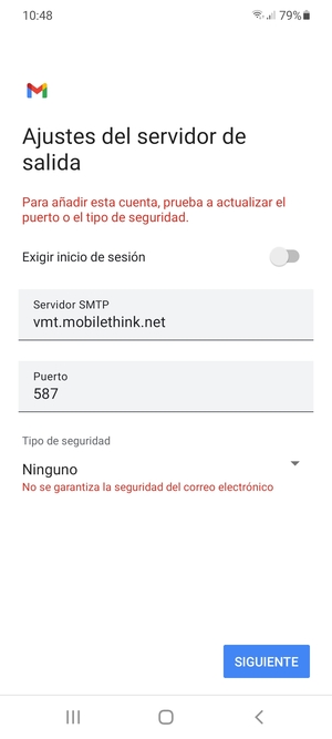 Seleccione SIGUIENTE