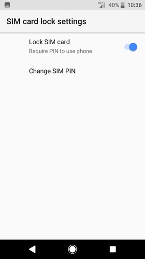 Select Change SIM PIN