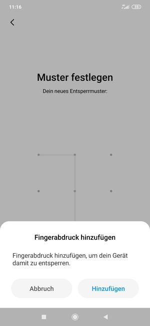 Wählen Sie Abbruch