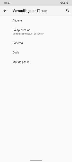 Sélectionnez Schéma