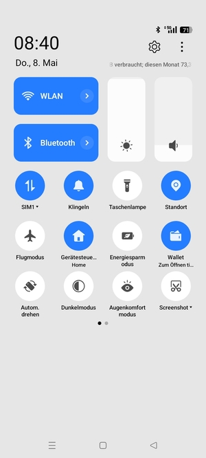Schalten Sie WLAN und Bluetooth aus