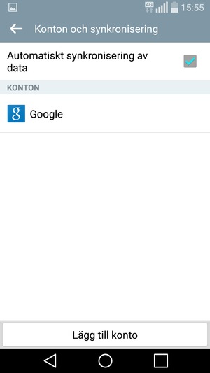 Välj Google