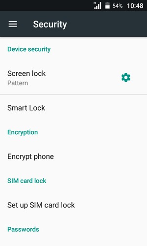 To change the PIN for the SIM card, return to the Security menu and select Set up SIM card lock
