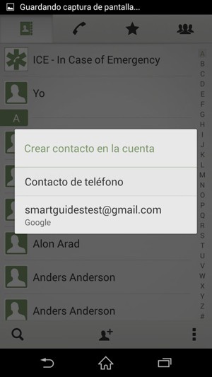 Seleccione su cuenta
