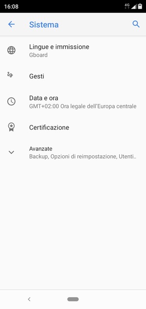 Seleziona Avanzate