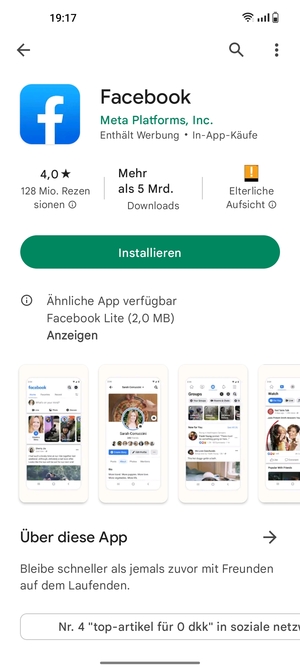 Wählen Sie Installieren