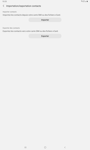 Sélectionnez Importer
