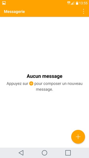 Sélectionnez le bouton du Menu