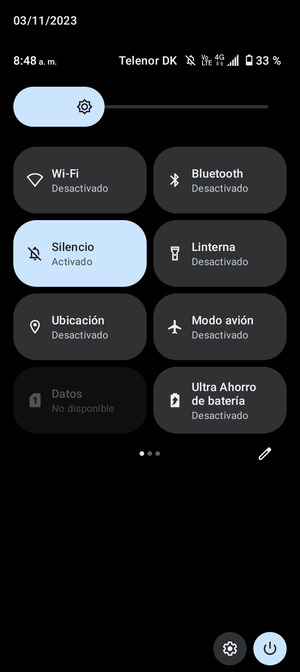 Seleccione Ultra Ahorro de batería