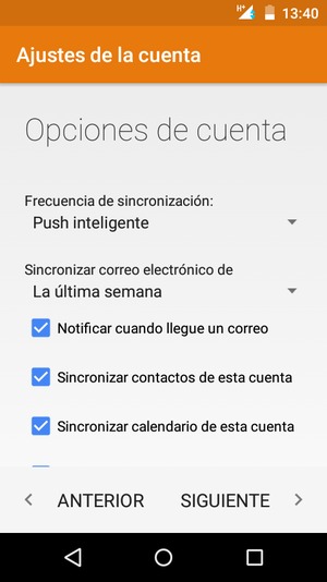 Seleccione SIGUIENTE