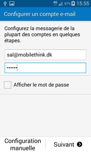 Saisissez votre adresse Gmail ou Hotmail et votre mot de passe. Sélectionnez Suivant