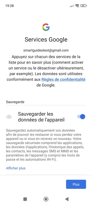 Sélectionnez Plus