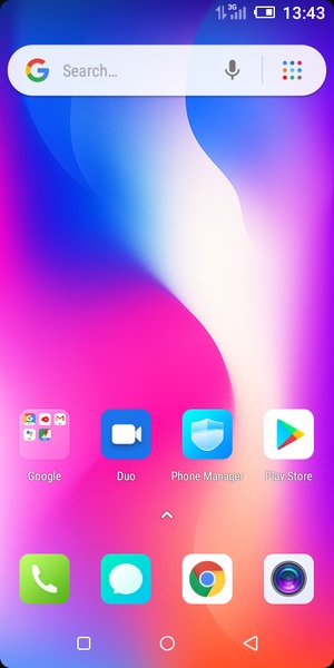 Swipe up