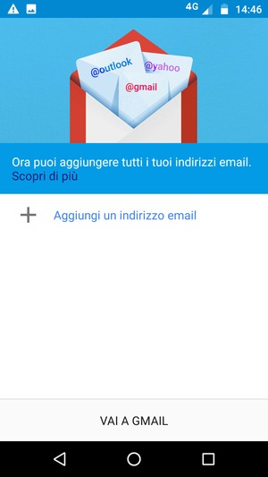 Seleziona Aggiungi un indirizzo email