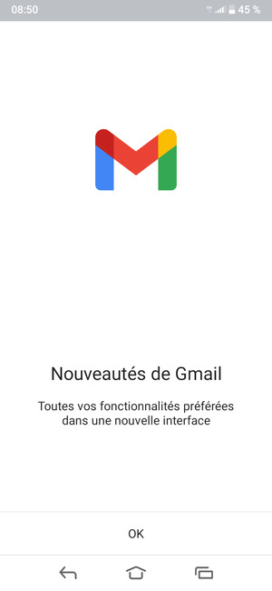 Sélectionnez OK