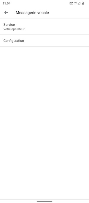 Sélectionnez Configuration