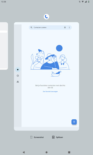 Veeg apps naar boven om ze te sluiten