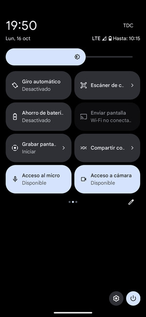 Seleccione Ahorro de batería